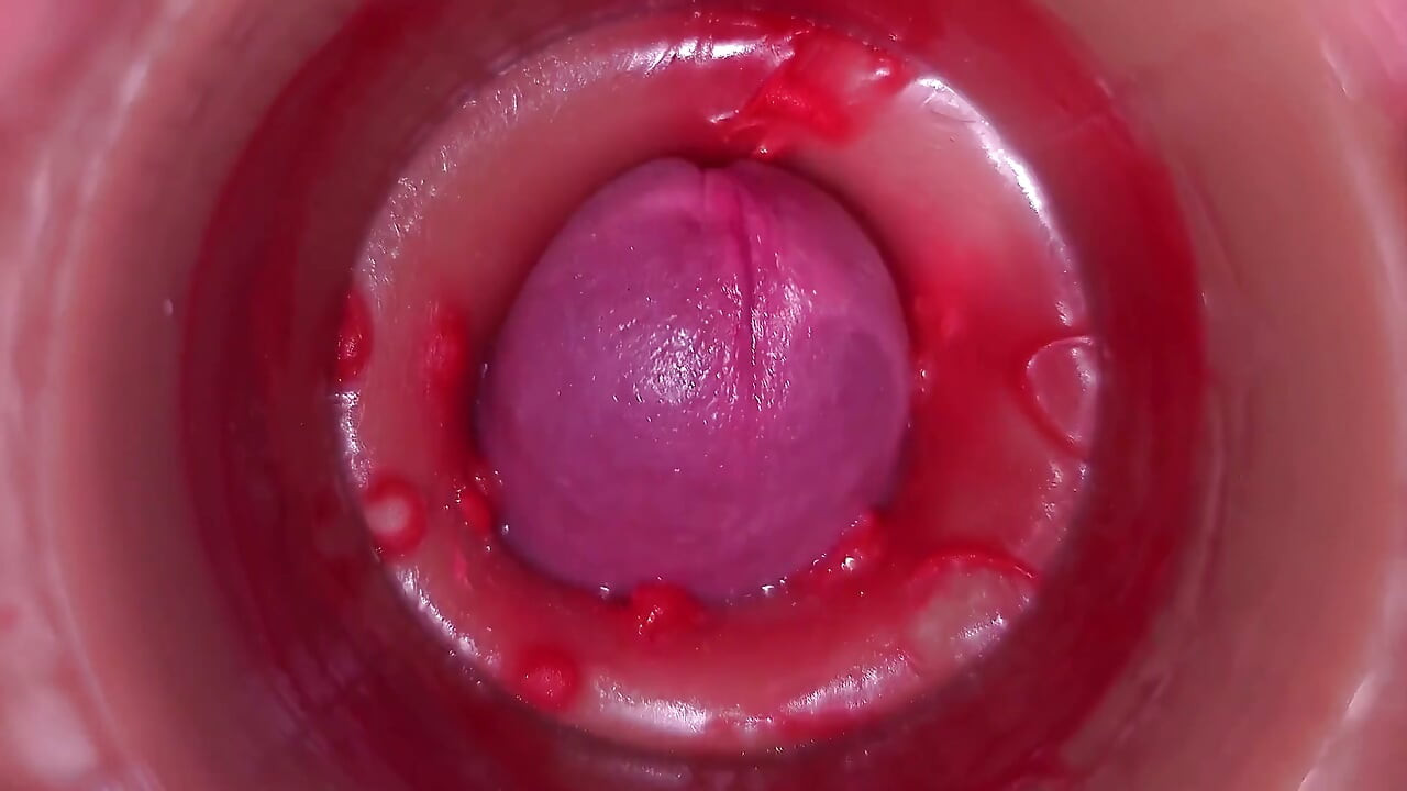Camera in Vagina, Cervix POV, Creampie