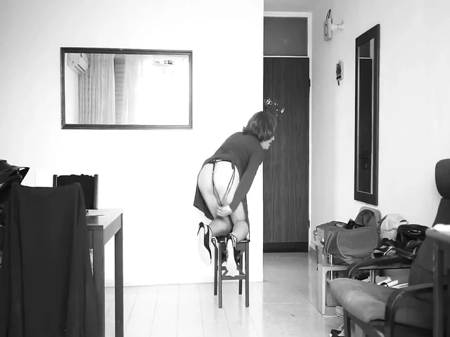 Crossdresser teacher dance