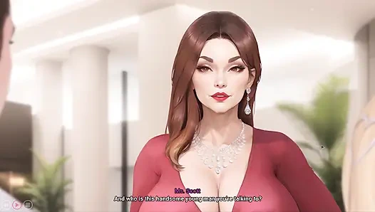 Animation MILF Gives the Newcomer Guy a Gentle, Passionate Hotel Welcome