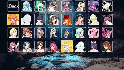 Хентай игра - Гравинг гравюза - соблазнение крепости Суккуб все сцены H - Pixel хентай