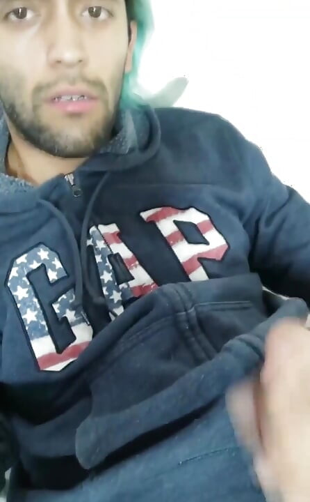 Jerking off before bed.