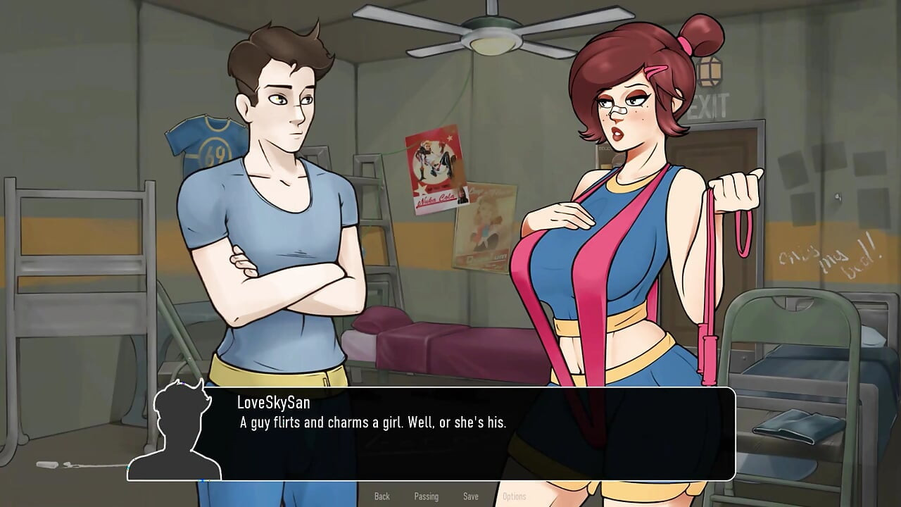 Deep Vault 69 Fallout - Part 8 - Big Boobed Teen Kissing Lesson by Loveskysan