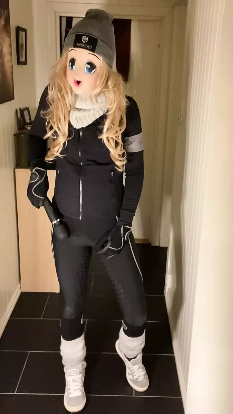 Kåt ridning kigurumi