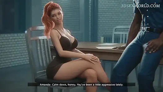 Istri nakal ini bayar jasad suaminya untuk keluar dari penjara (permainan seks yang realistis)