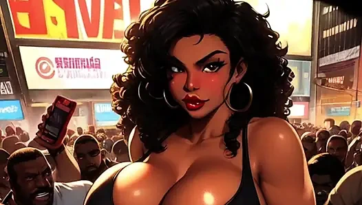 Büyük götlü orta yaşlı seksi kadınlar mosh çukurunda sikiliyor