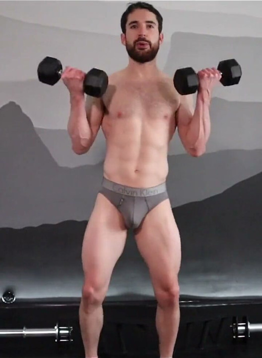 I Work Out Wearing a Pair of Underwear for a Special Fan