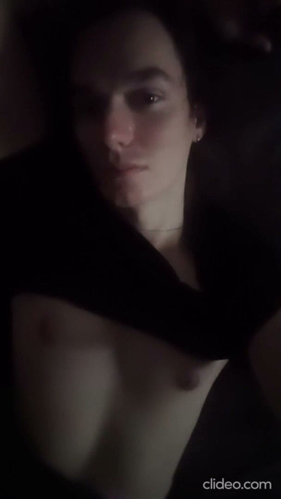 Shaking my hot little tits in bed
