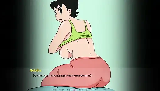 19 yo Nobita xxx with everyone and his stepmom part 1