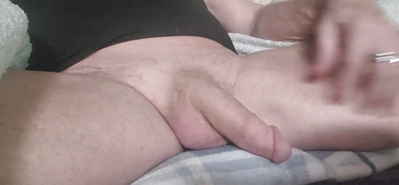 Legs Wide Cock Out