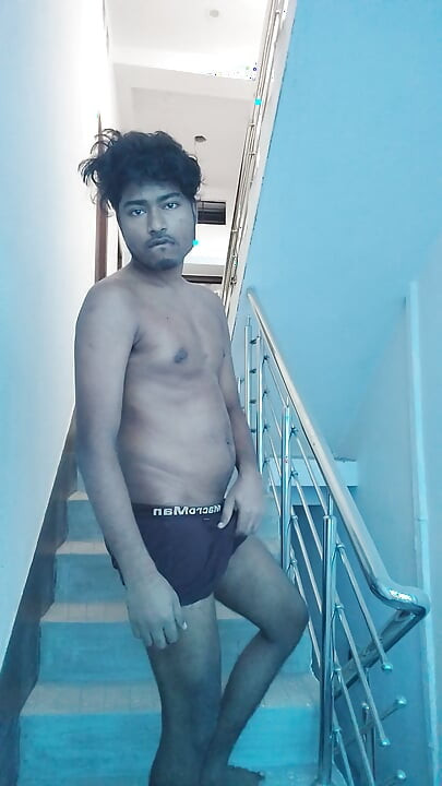 I was alone at home so I did a handjob