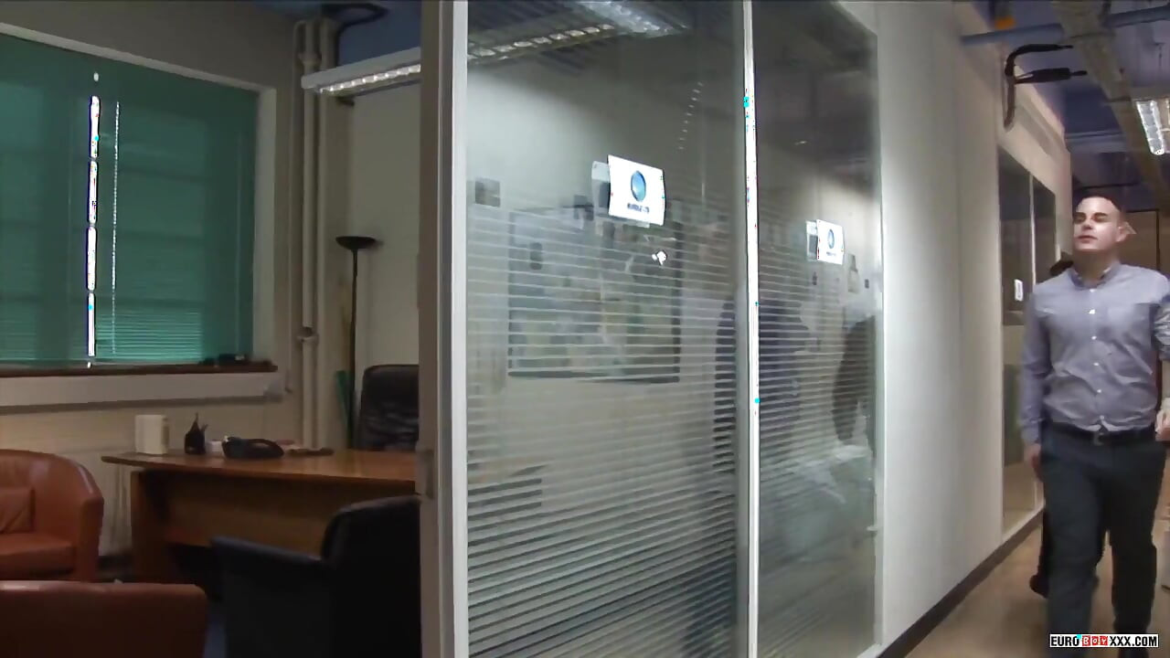 Business Lads Charlie & Luke Fuck in an Office