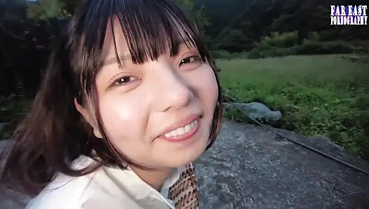 Rail-tease Rendezvous with a Short-cut Cutie Savoring Every Warm Drop Part.1