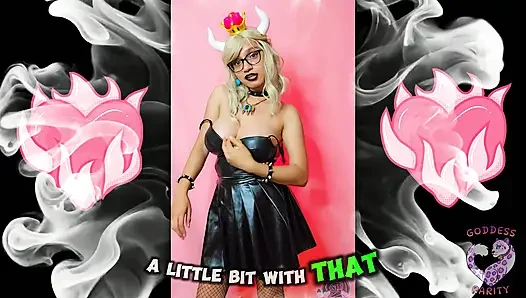 Goddess rarity melucuti bajumu sebagai Bowsette