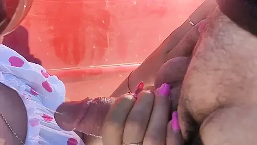 Oral Sex with Pussy Fucking in Doggy Style