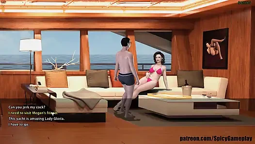 Adventures of Willy D: hot MILF is jerking cock on the yacht ep 4