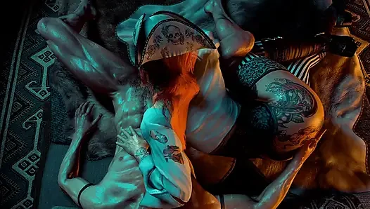 Ambicious Hungry ass Anal Queen Swallows Massive Dick in Her Greedy Gaping Ass