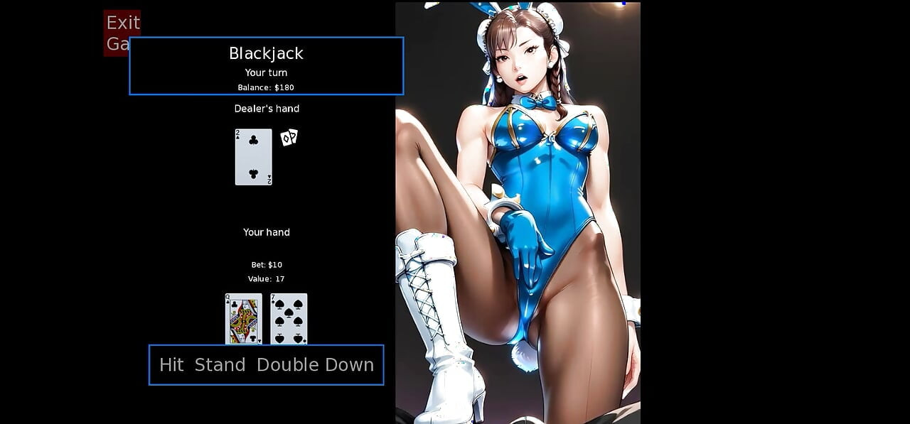 chun li blackjack adult game