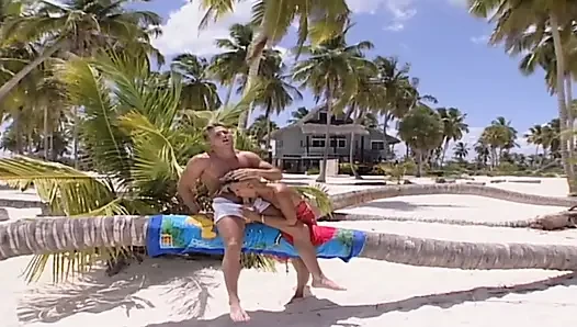 Beautiful Anal on the Caribbean Beach