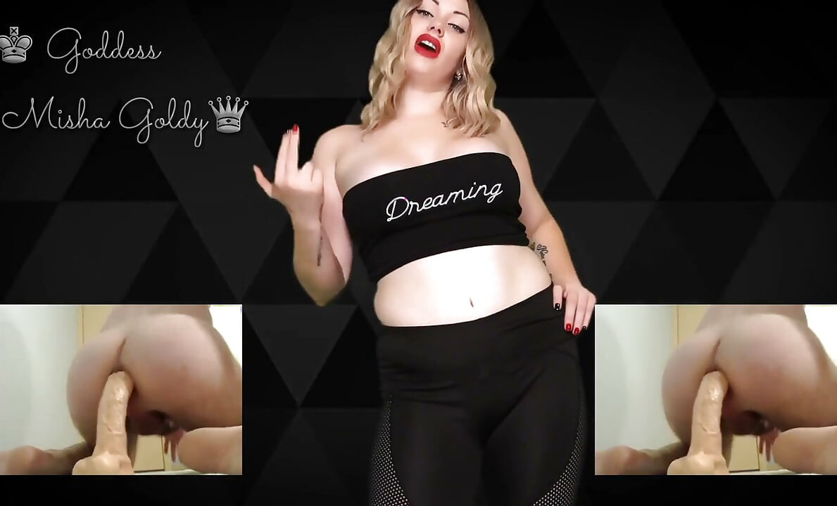 You are my anal whore! Stretch your ass for me! Show me how desperate and pathetic you are