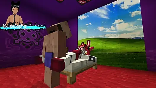 Minecraft Decor Mod FNAF - memamerkan beberapa animatronics aneh memakai beberapa pakaian bagus