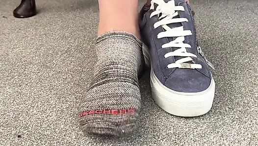 Hot Sweaty Toes, You Need to Lick Them for Me