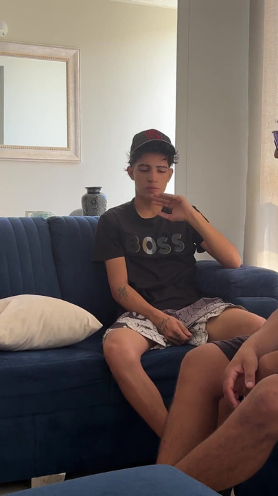 I make a bet between my best friend to fuck my stepmom hard and it ends up in something unexpected for her. | Clip 1