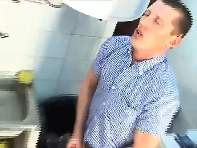 Cum and piss from his buddies