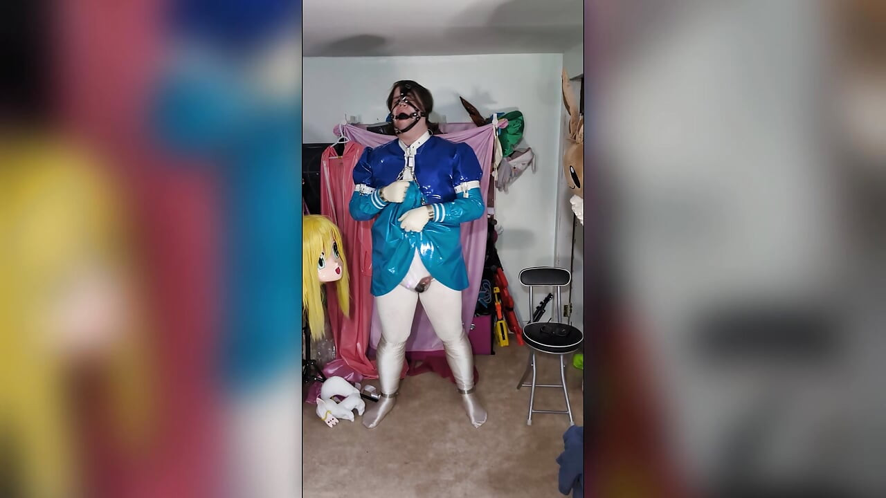 Maria Cosplay, esaret resimleri ve zaman kilidi eller serbest vibratör orgazmı