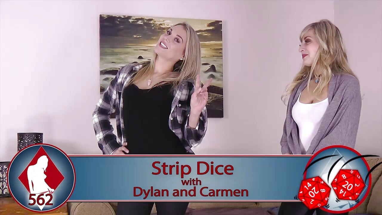 The Strip Dice loser strikes revealing yoga poses, fully nude