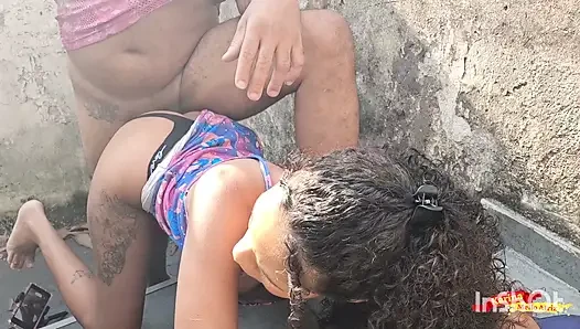 100% anal on the stairs of an abandoned house
