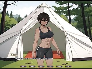Tomboy Sex in Forest HENTAI Game Ep.3 outdoor creampie my GF at the beach
