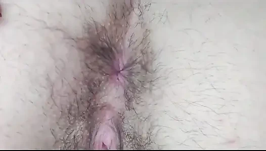 Hairy Ass and Pussy Close up