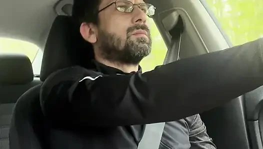 She Couldn’t Wait - MILF Blowjob & Handjob While Driving - Public Car Sex Kingyordanov