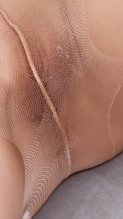 Long Haired Teen in Pantyhose Seduces Her Stepbrother to Get a Creampie