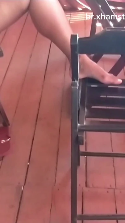 Emotional moment from "Showing her panties at the bar"