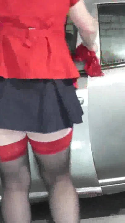 Emotional moment from "MILF sexy blonde cleans interior client car and washes windows with her panties. Without panties"