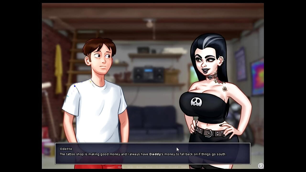 Summertime saga - Johannes fodeu Odette ... As senhoras e Johannes jogaram girar o cervo.