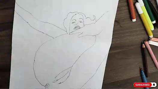 Bengalische stiefschwester im freien in einem harten haus mit romantischem video von ihrem freund