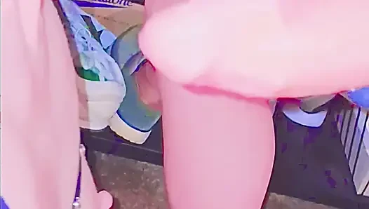 A Nighthore with 2 Phat Lips and thick Cum Stringers