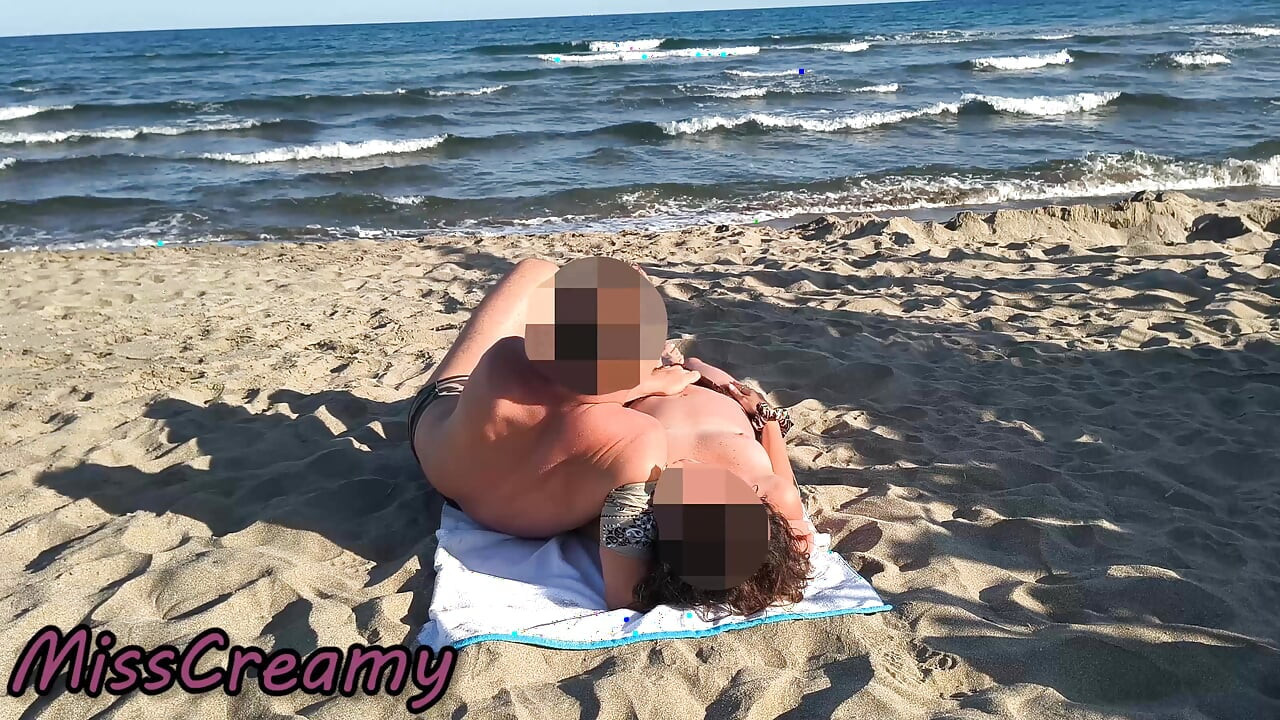 Caught by a Girl During Beach Sex