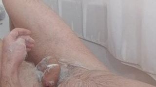 Hotel bath masturbation