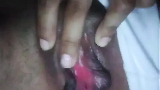 Young girl alone touches herself asking for penis