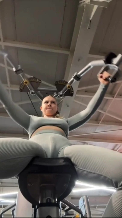 Powerful moment from "Masturbate in the gym so hard in public"