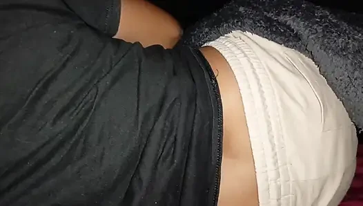 My wife's stepdaughter agrees to come to my room to watch porn while we fuck