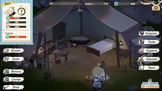Melarikan diri, peri ninjaku! Gameplay 3d bagian 2 - latihan dan eksplorasi lizet dimulai