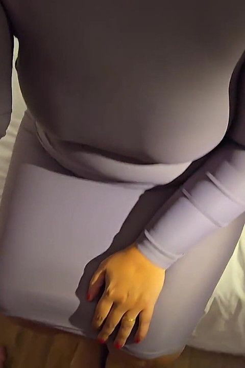 Husband Cums on Her Dress