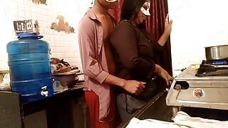 Indian husband wife kitchen romance , and  desi style bedroom sex