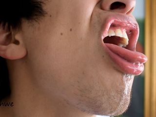 Deliciosa lengua con placer de mamar verga