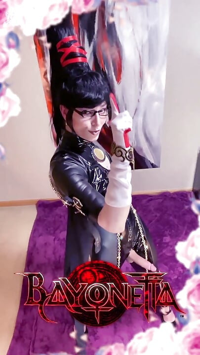 Sexy TS Bayonetta POV Suck & Fuck with Slo-Mo 'Witch Time' Ass Fuck & Cumshot Orgasm