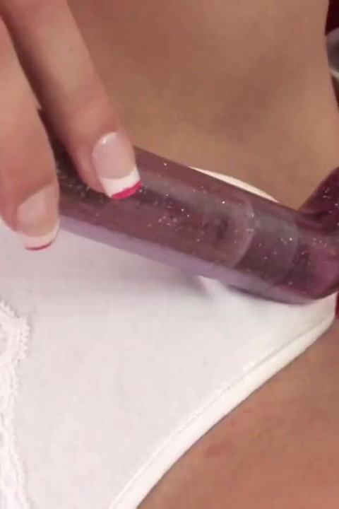 Her sexy love hole gulps big dildo